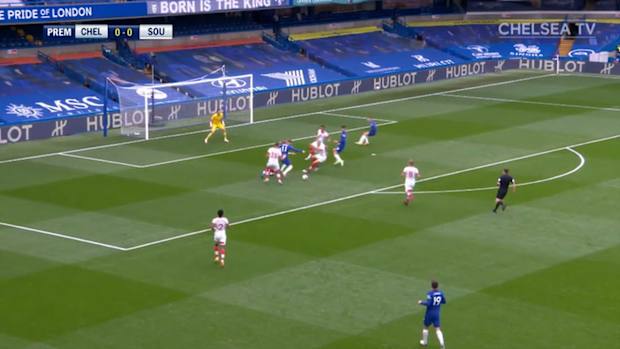 Werner scores first Premier League goals vs Southampton